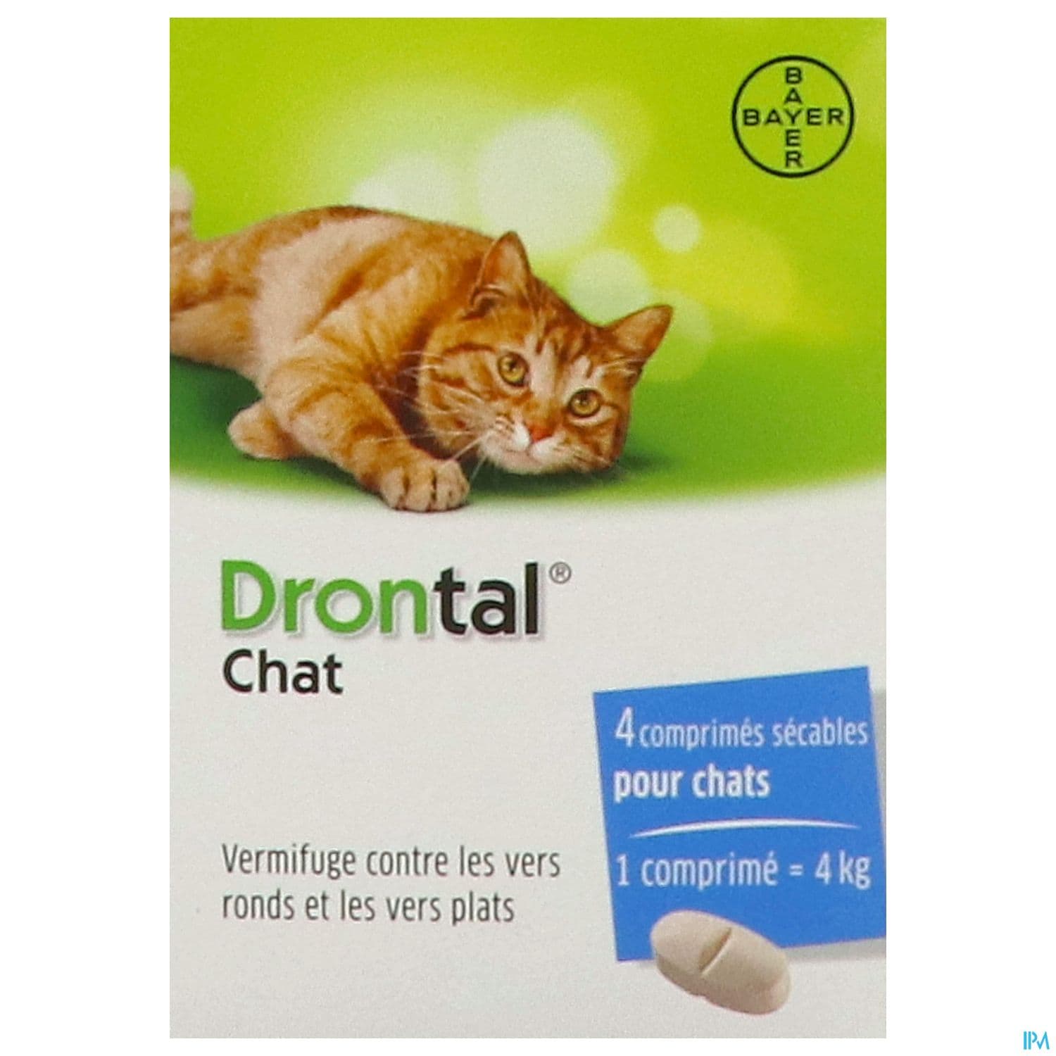 Drontal Chat Comprime Ellipsoide 4