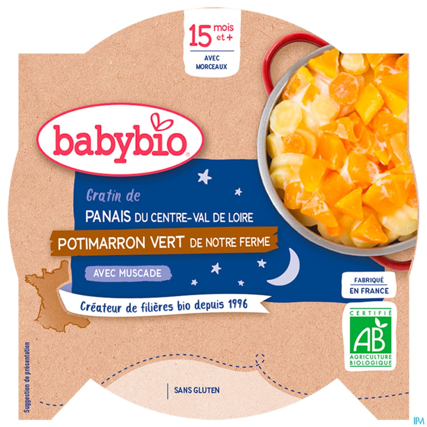 BABYBIO BON/NUIT GRAT LEGU260G