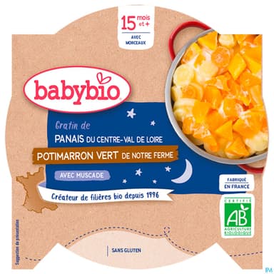 BABYBIO BON/NUIT GRAT LEGU260G