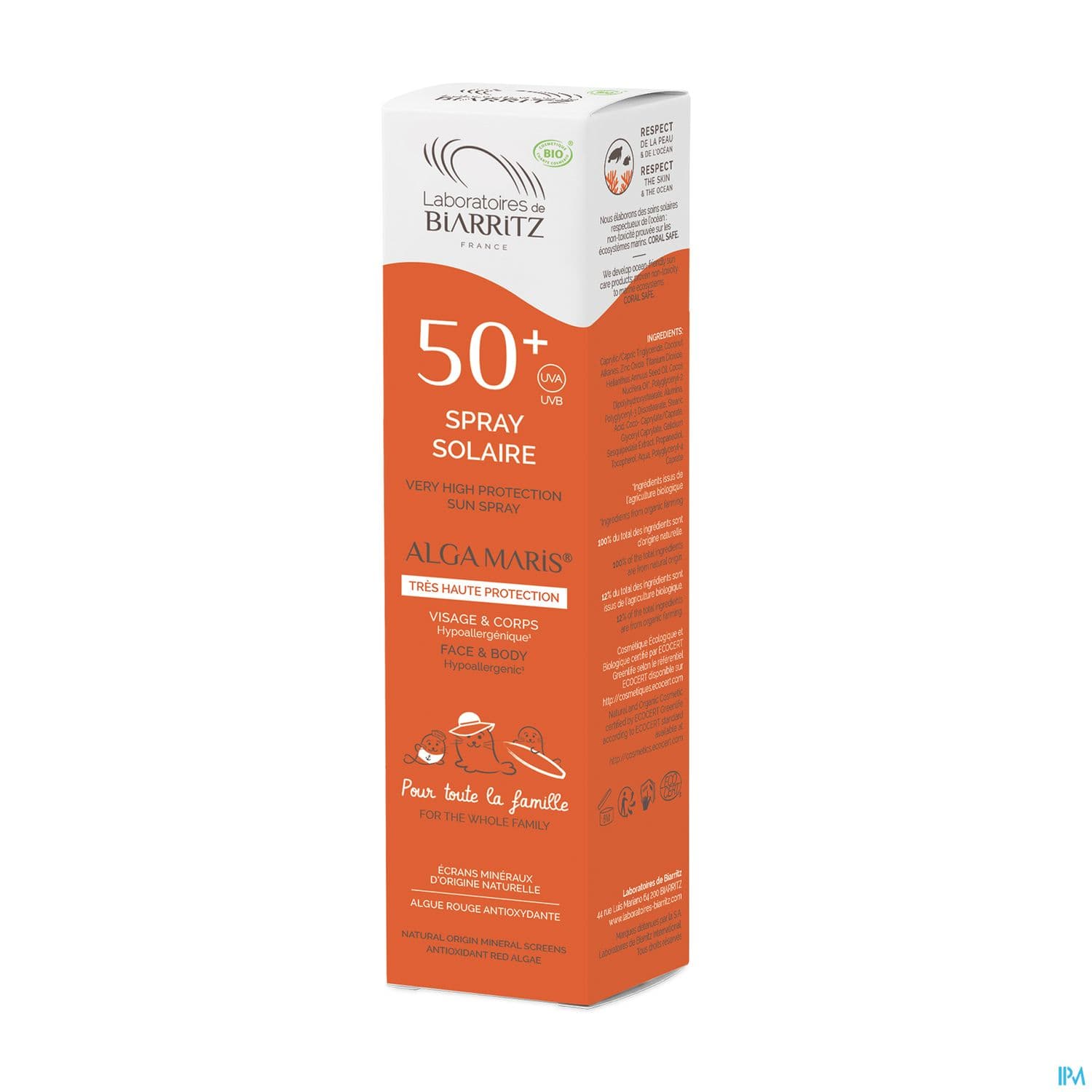 LDBIARRITZ SPRAY SOL SPF50+ 150ML.