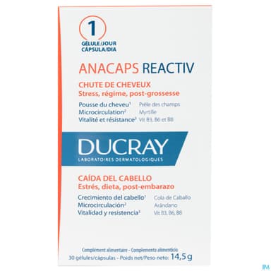 ANACAPS REACTIV CHEV/ONGL GELUL 30
