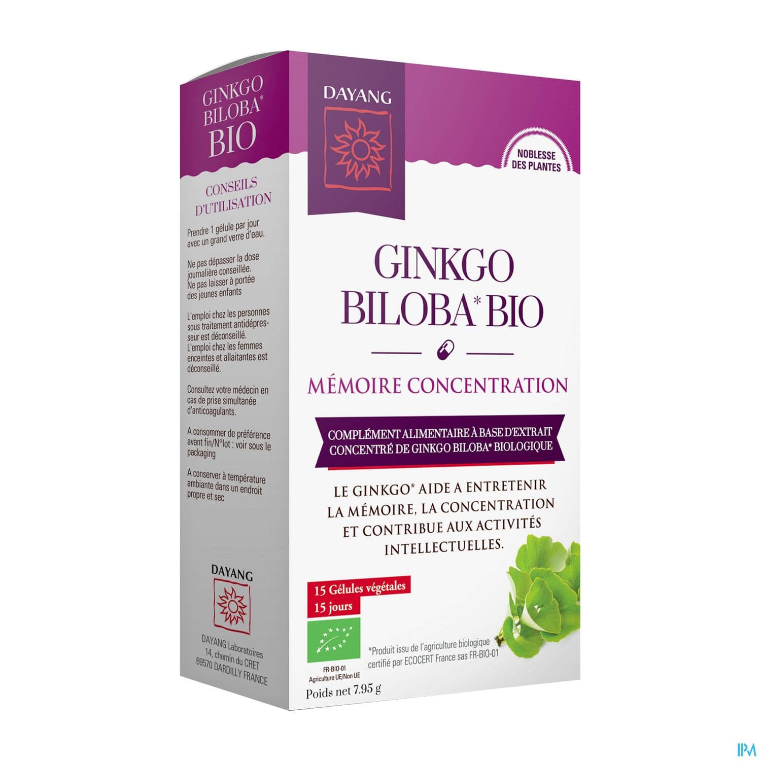 Dayang Ginkgo Biloba Bio Gelule 15