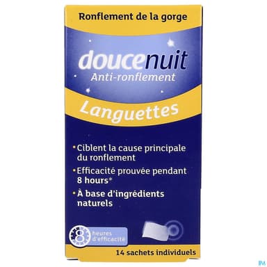 Douce Nuit Languette Antironflement Sachet Individuel 14