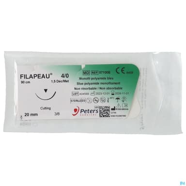 FILAPEAU FORT 4/0 3/8 T20 90CM X12