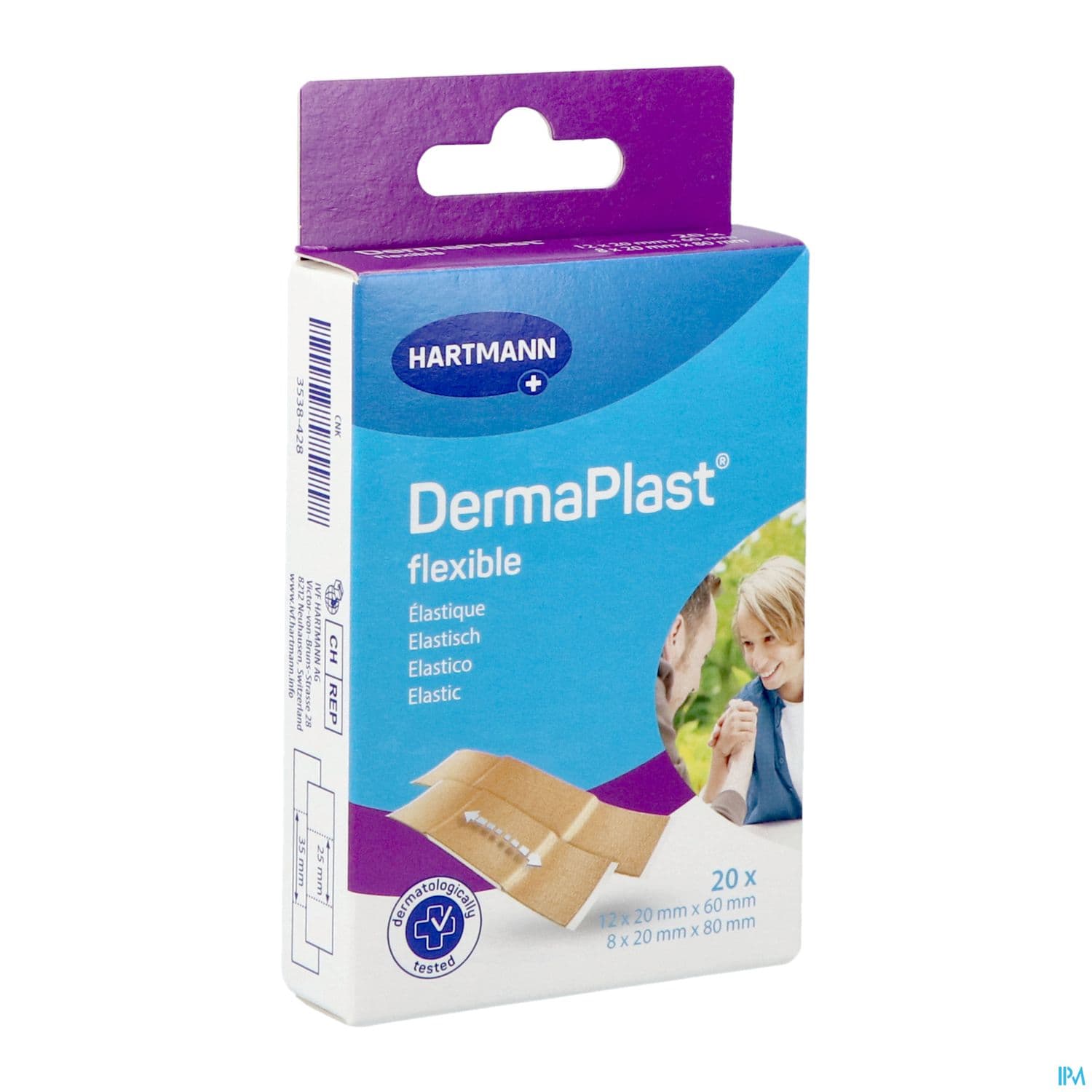DERMAPLAST FLEXIBLE PANS 6X10CM 10