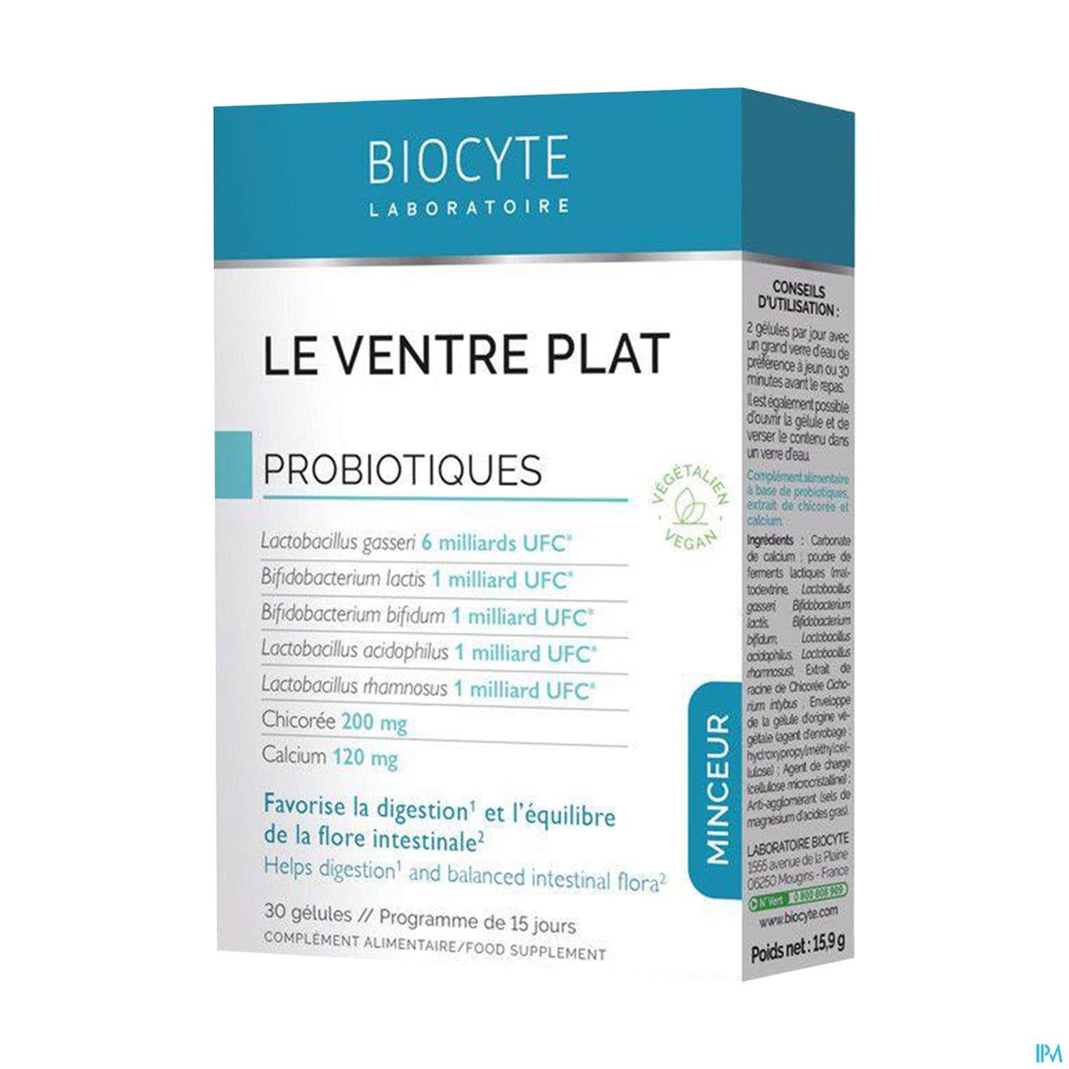 BIOCYTE LE VENTRE PLAT GELUL 30