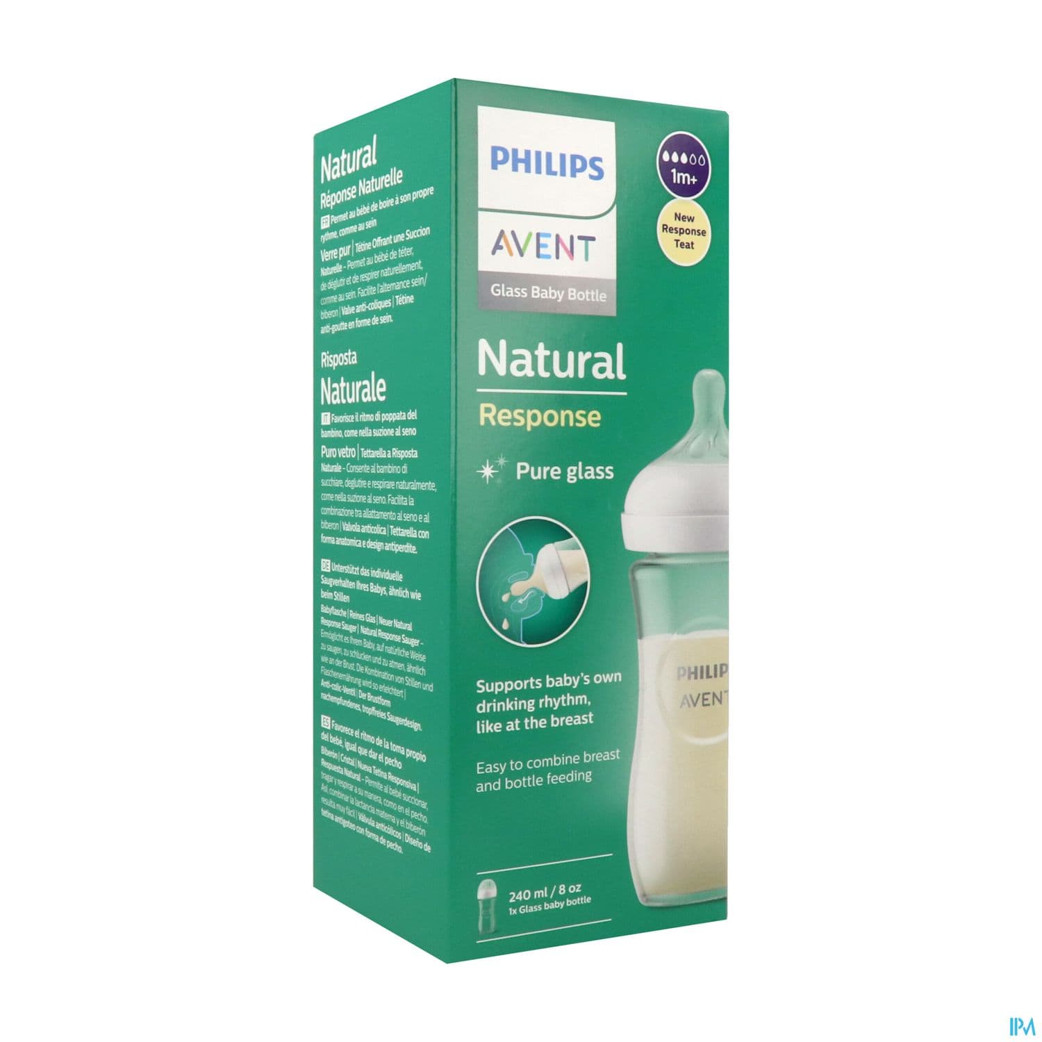 Avent Biberon Natural Response Verre 240ml