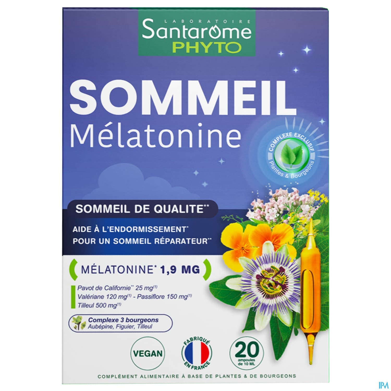 SANTAROME SOMMEIL 8H AMP10ML X20