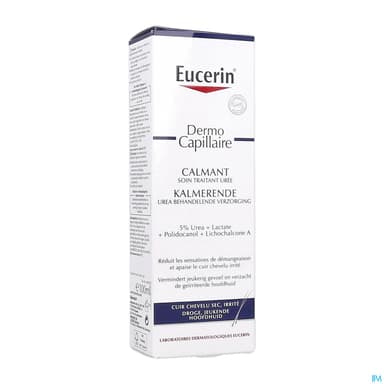 Eucerin soin traitant calmant 5 % uree + lact, 250 ml d'émulsion fluide pour application locale