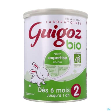 GUIGOZ BIO 2 Lait pdr B/800g