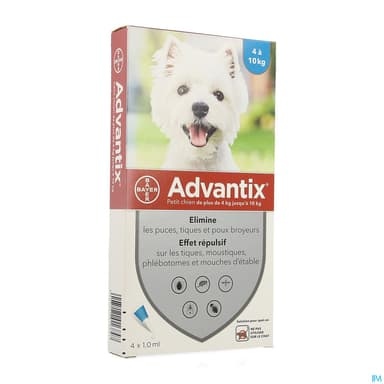 Advantix Chien Petit Spot On Solution 1ml 4