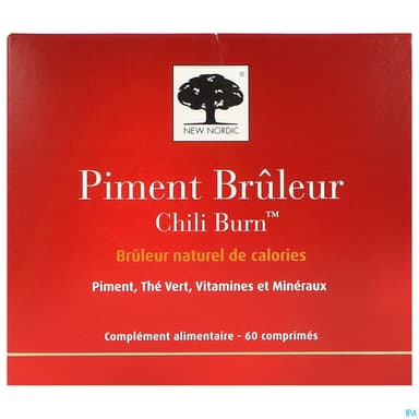 New Nordic Piment Bruleur Chili Burn Comprime 60