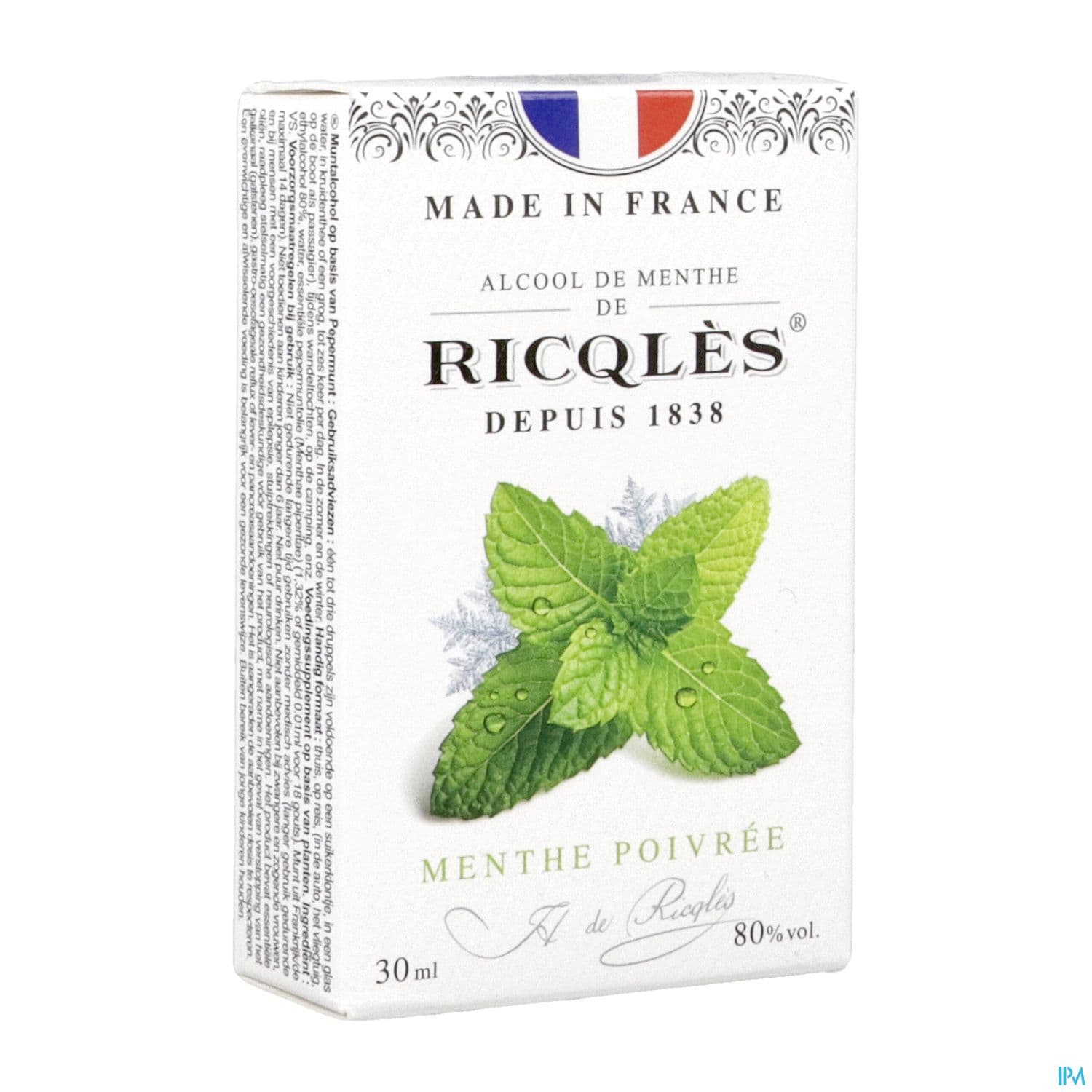 Ricqles Alcool De Menthe 30ml