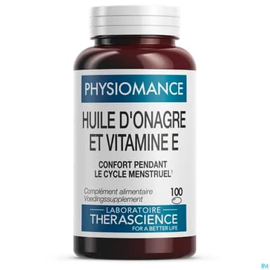 Therascience Physiomance Huile D'onagre Vitamine E Capsule 100