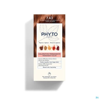 PHYTO COLOR 7,43 BLOND CUIVRE/DORE