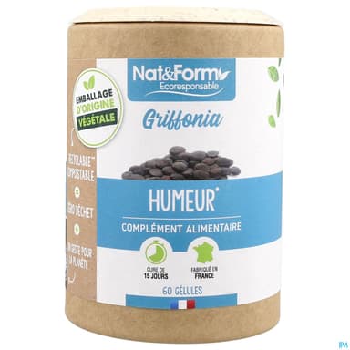 Nat Et Form Ecoresponsable Griffonia Gelule 60