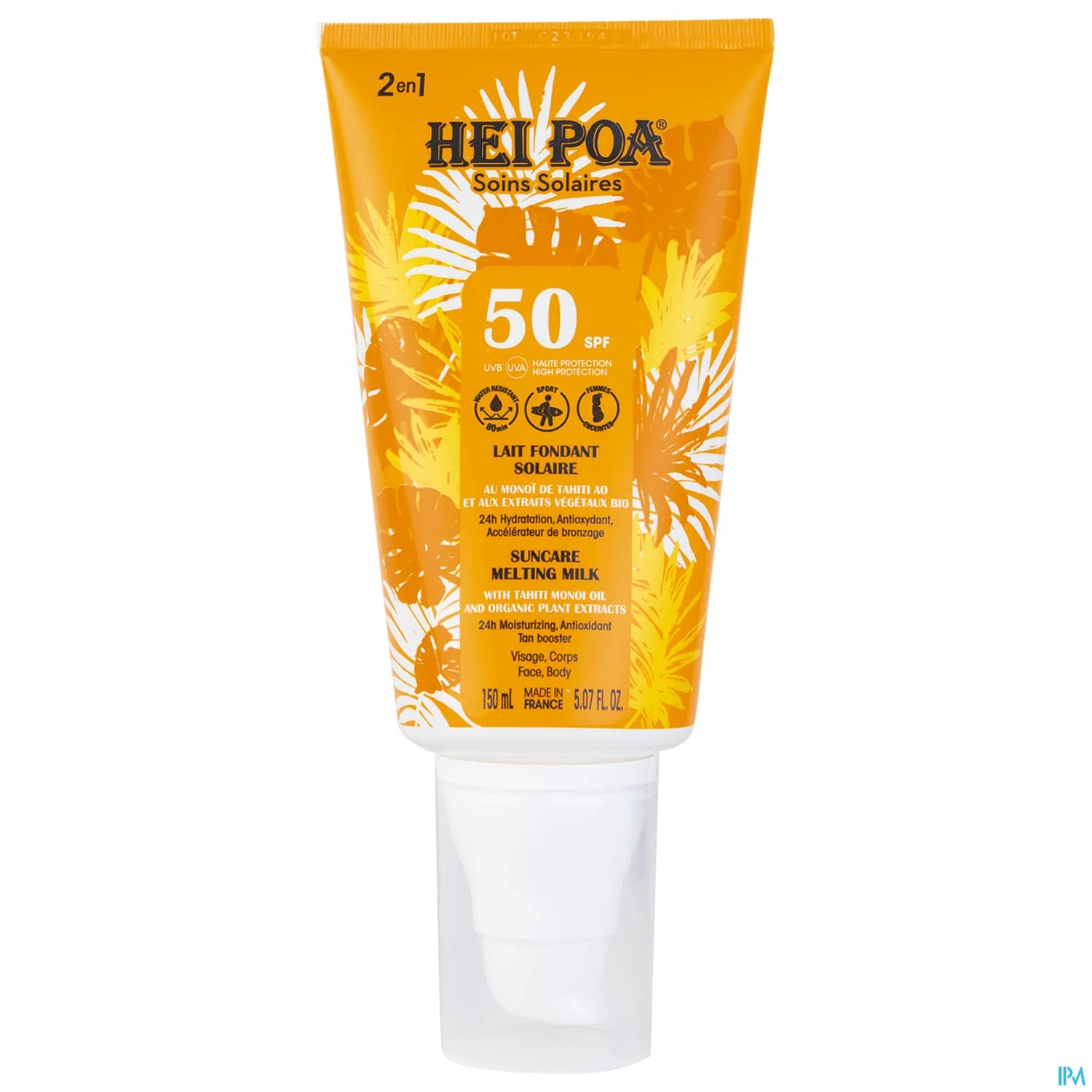 HEIPOA LAIT FONDAN SOL SPF50 150ML