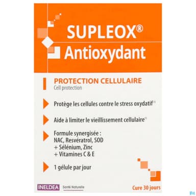Ineldea Isn Supleox Antioxydant Protection Cellulaire Gelule 30