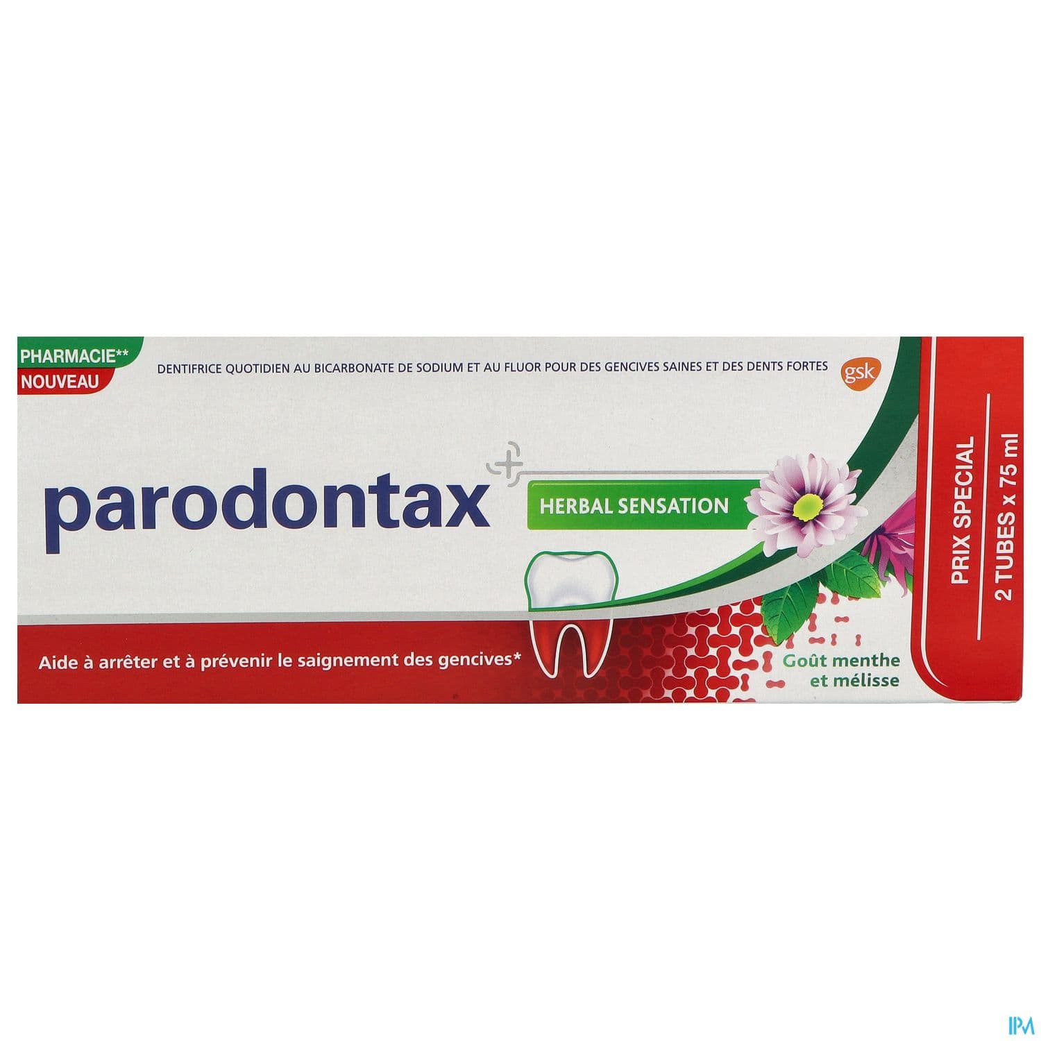 PARODONTAX DENT HERBAL SENS75ML X2