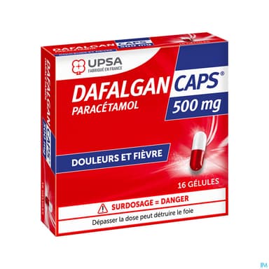 Dafalgancaps 500mg Gelule 16