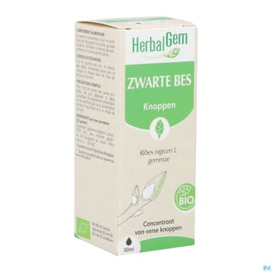 Herbalgem Cassis Bourgeon Macerat Glycerine Bio 30ml