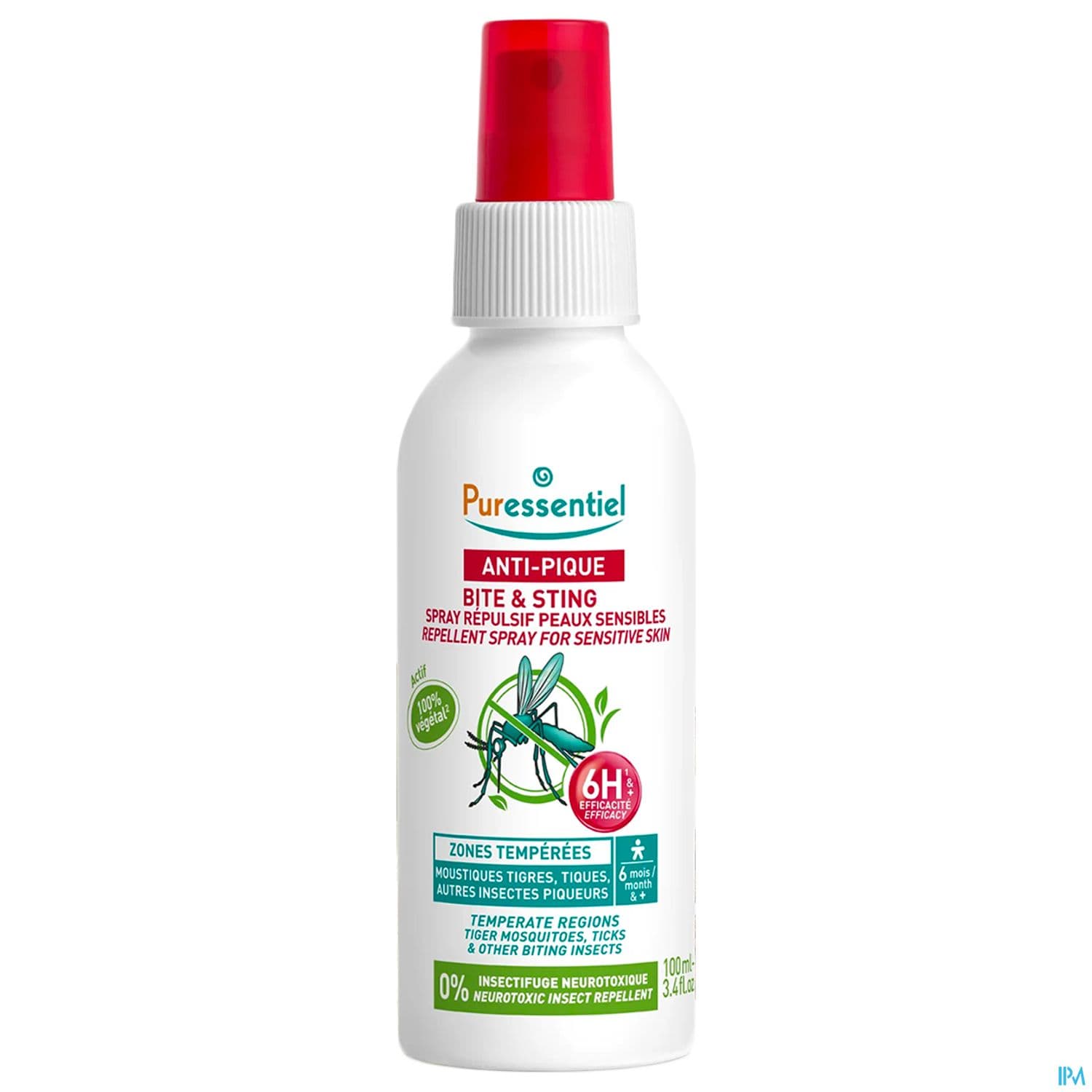 PURESSENTIEL REPULS A/TIQUE 100ML