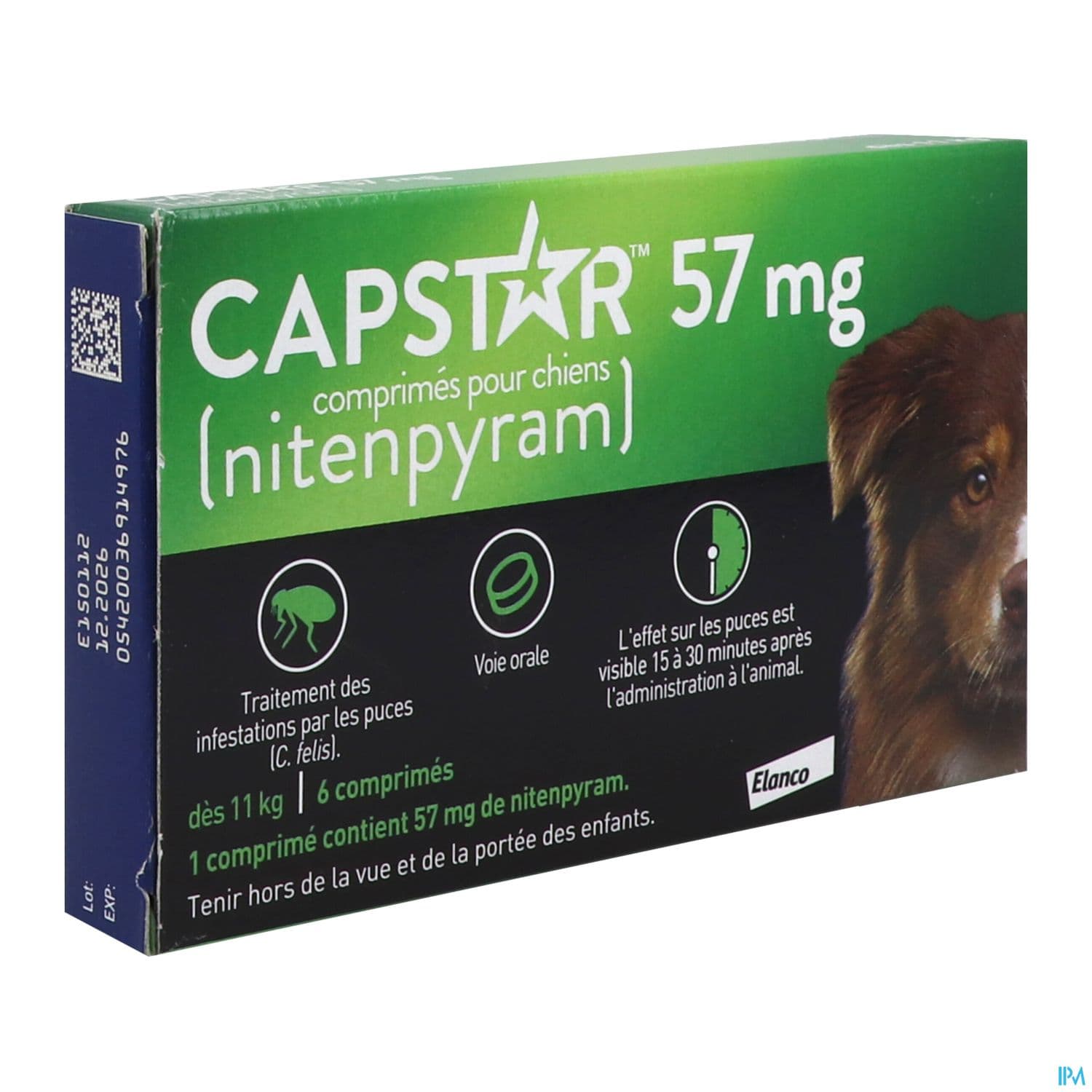 Elanco Capstar 57mg Insecticide Chien Comprime 6