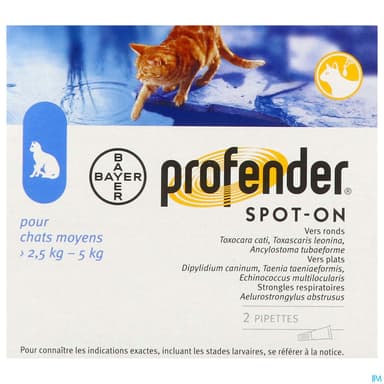 Profender Spot On Solution Externe Chat Moyen 0ml70 2