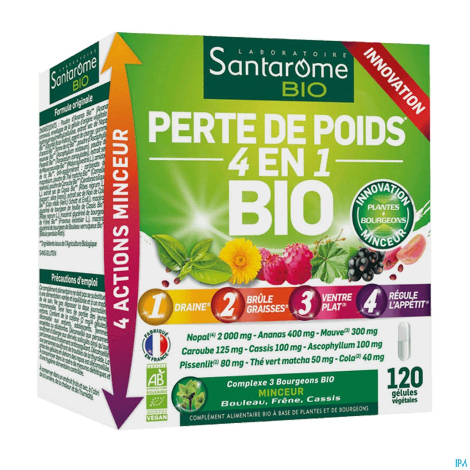 Santarome Bio Perte De Poids 4en1 Gelule 120
