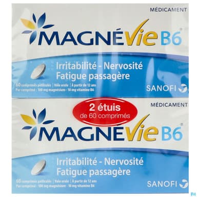 Magnevie B6 100mg/10mg Comprime 60 X2