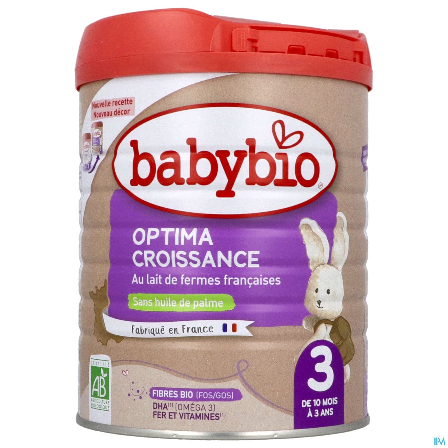 BABYBIO 3AG OPTIMA LAIT BIO800G