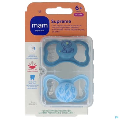 SUCET MAM SUPREME SIL 6M+ X2