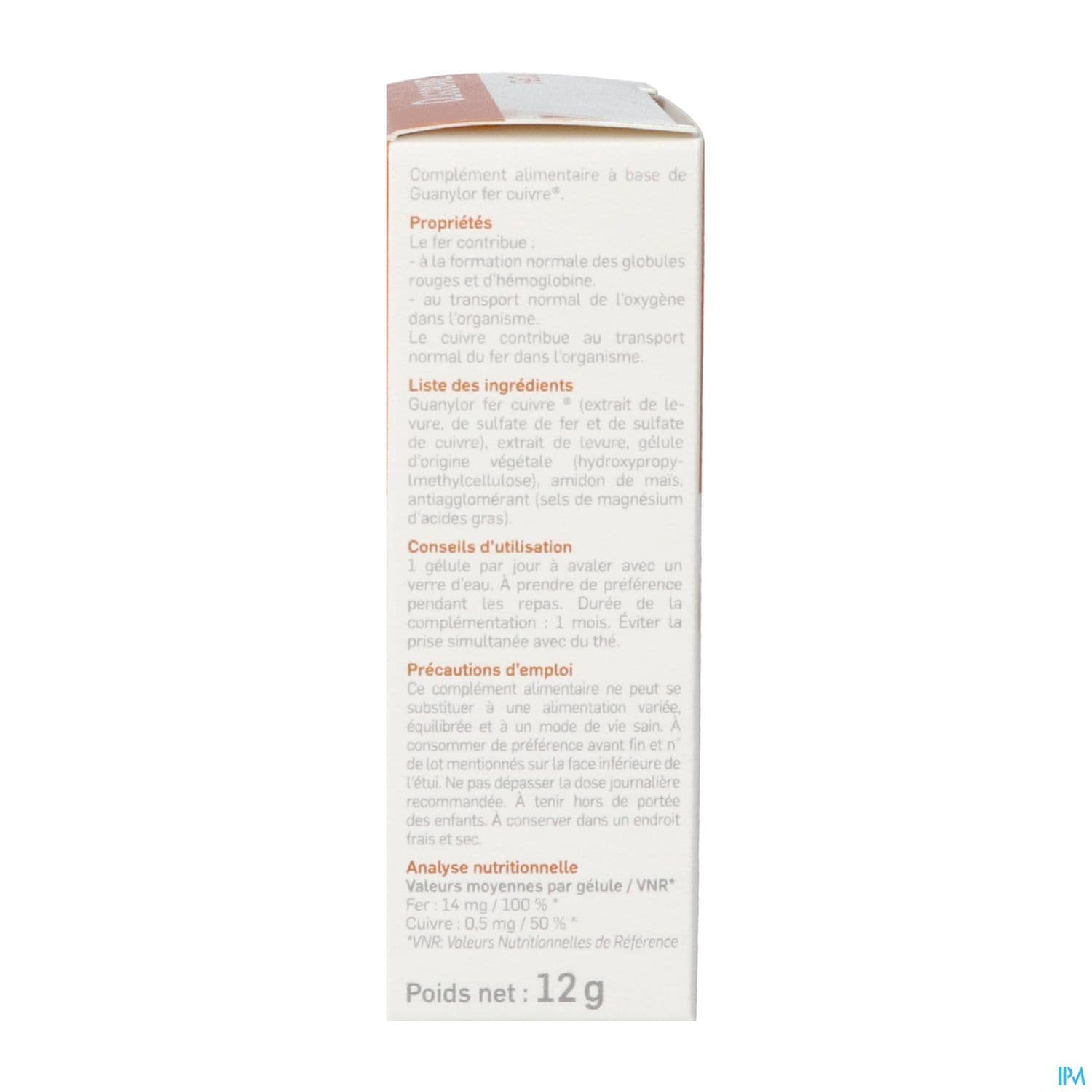 OLIGOBIANE FE/CU GELUL 30