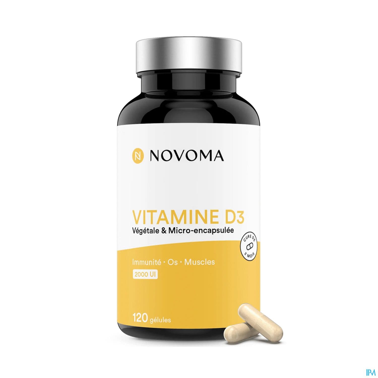 Novoma Vitamine D3 2000ui Gelule 120