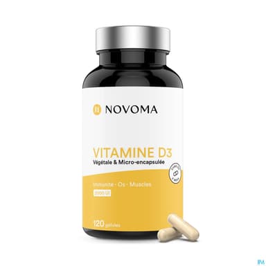 Novoma Vitamine D3 2000ui Gelule 120