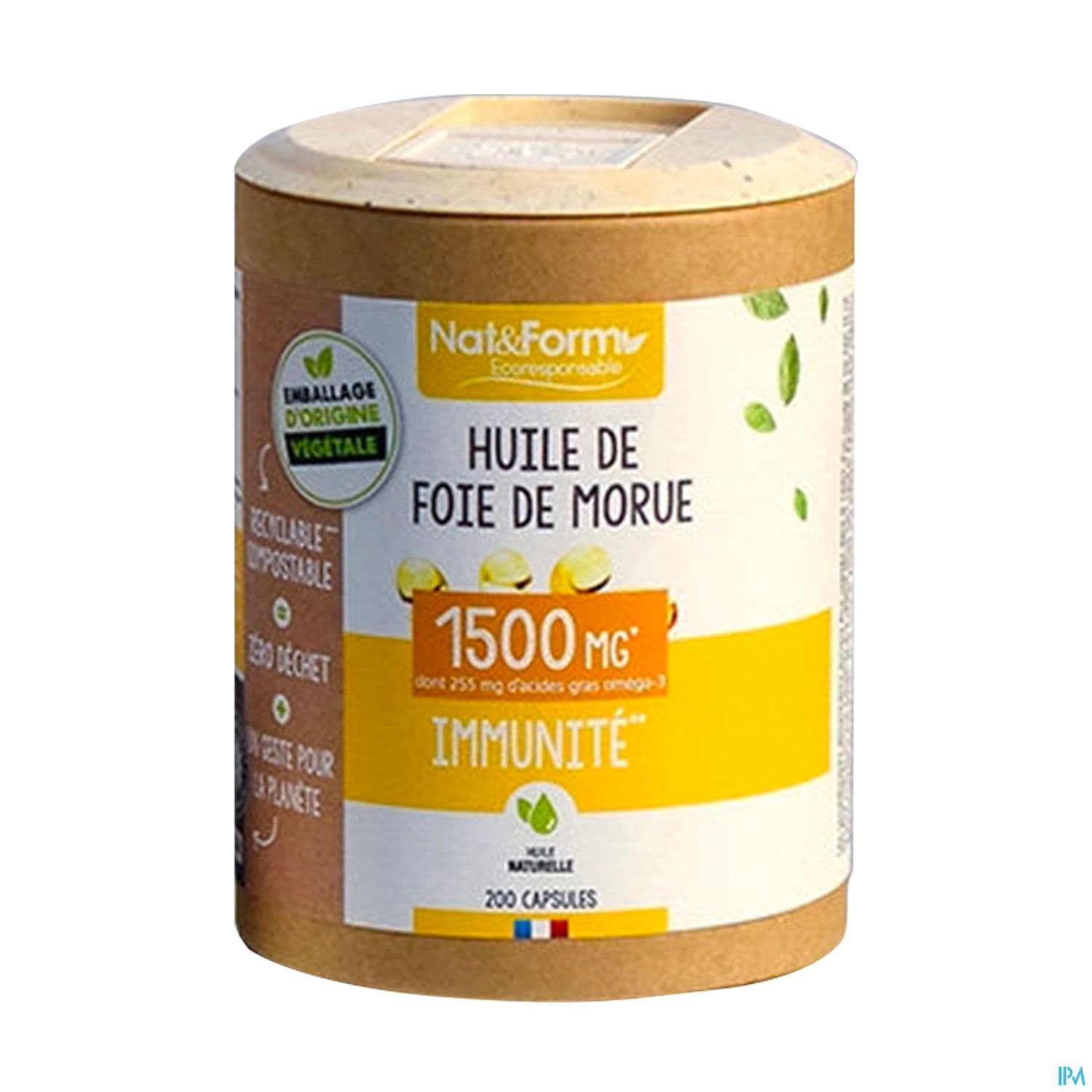 NAT&FORM ORIG FOIE MORUE CAPS200