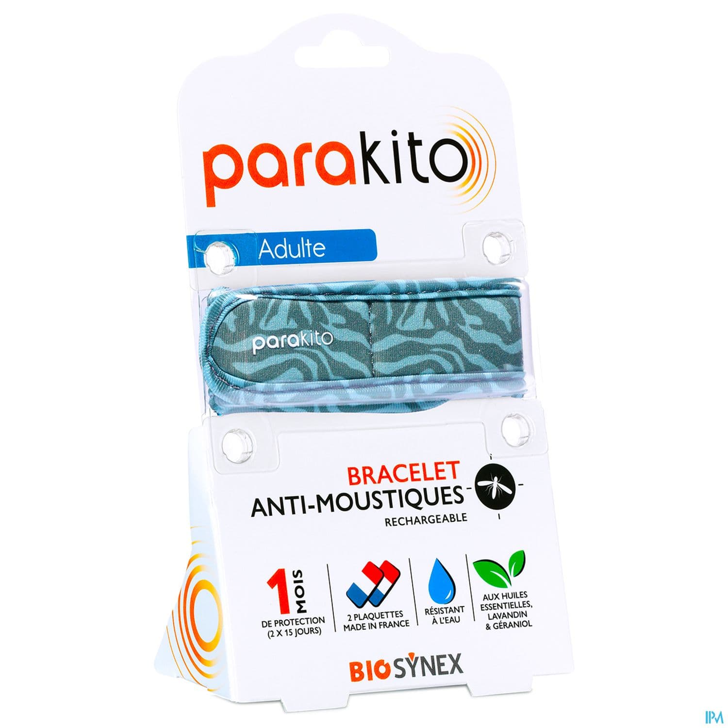 Parakito Bracelet Antimoustique Rechargeable Adulte Graphic Camouflage