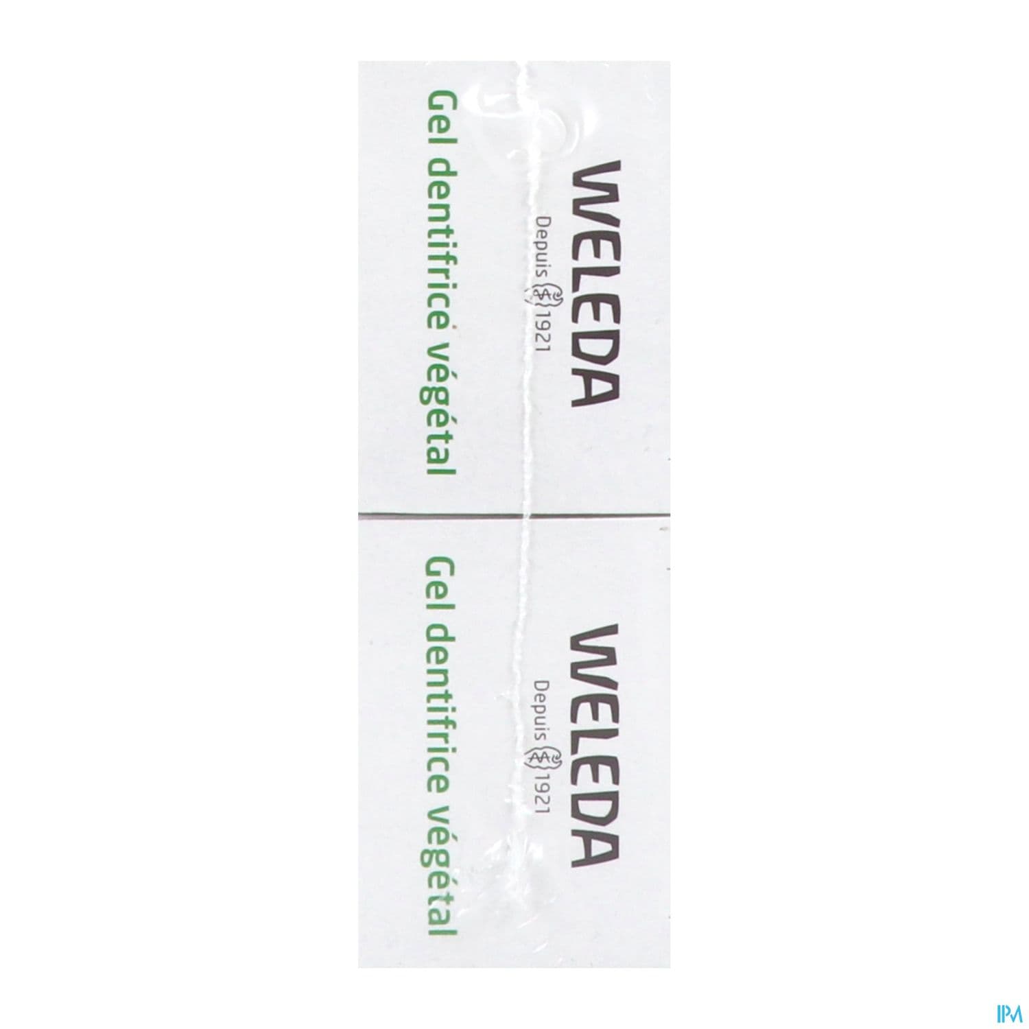 Weleda Dentifrice Gel Vegetal 75ml X2