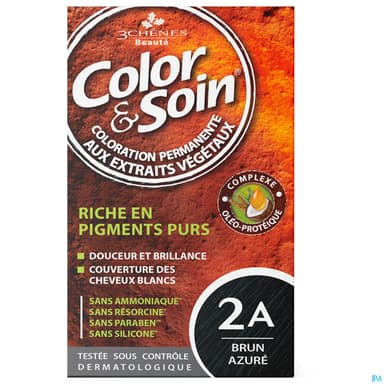 3 CHENES COLOR/SOIN BRUN AZUR 2A