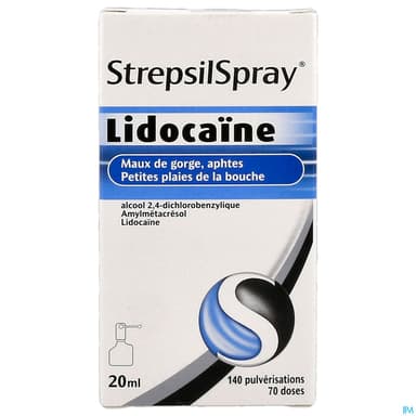 Strepsil Spray Lidocaine Collutoire 20ml