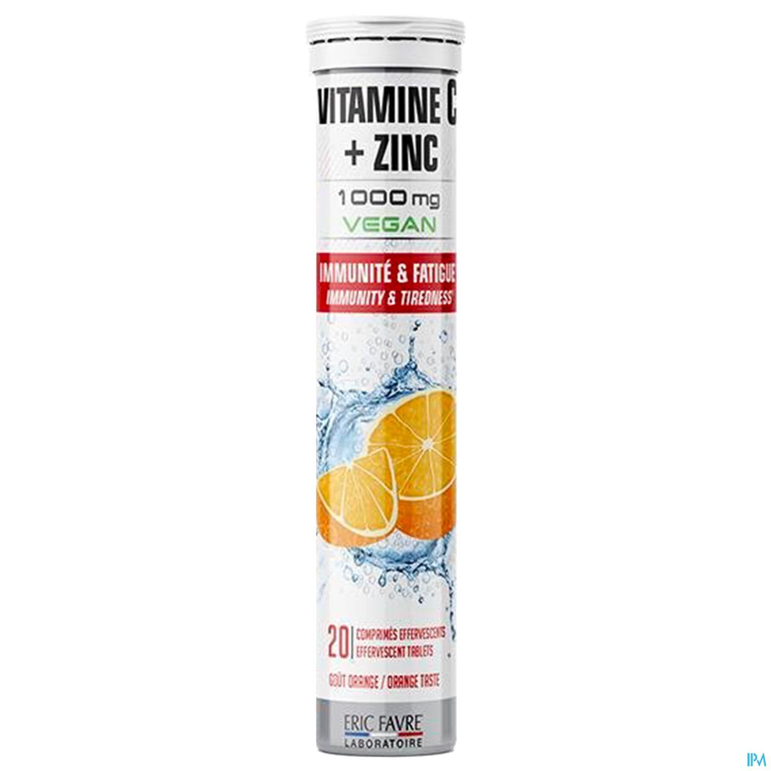 Eric Favre Vitamine C Zinc Comprime Eff 20