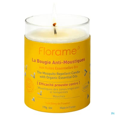 FLORAME BOUGIE A/MOUSTIQ 170G