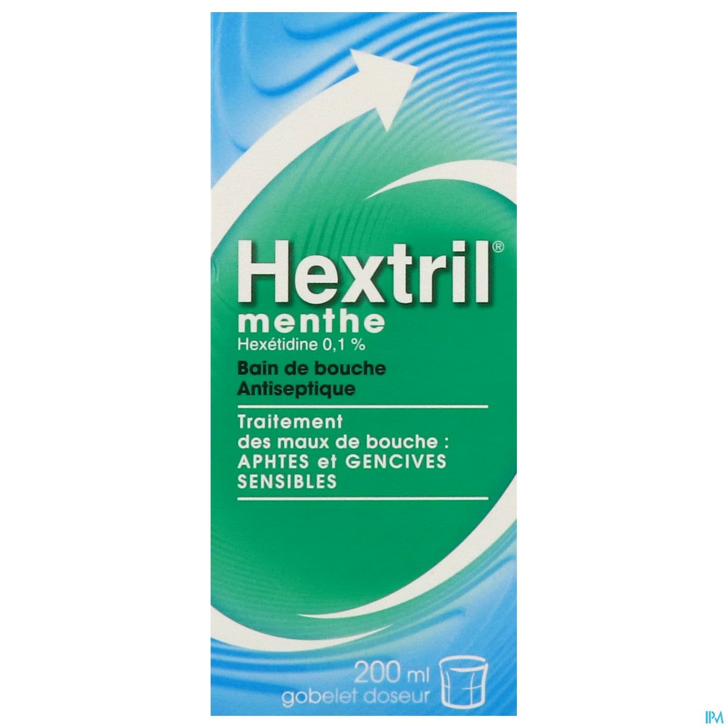HEXTRIL MENTHE 0,1% BAIN BOUC200ML