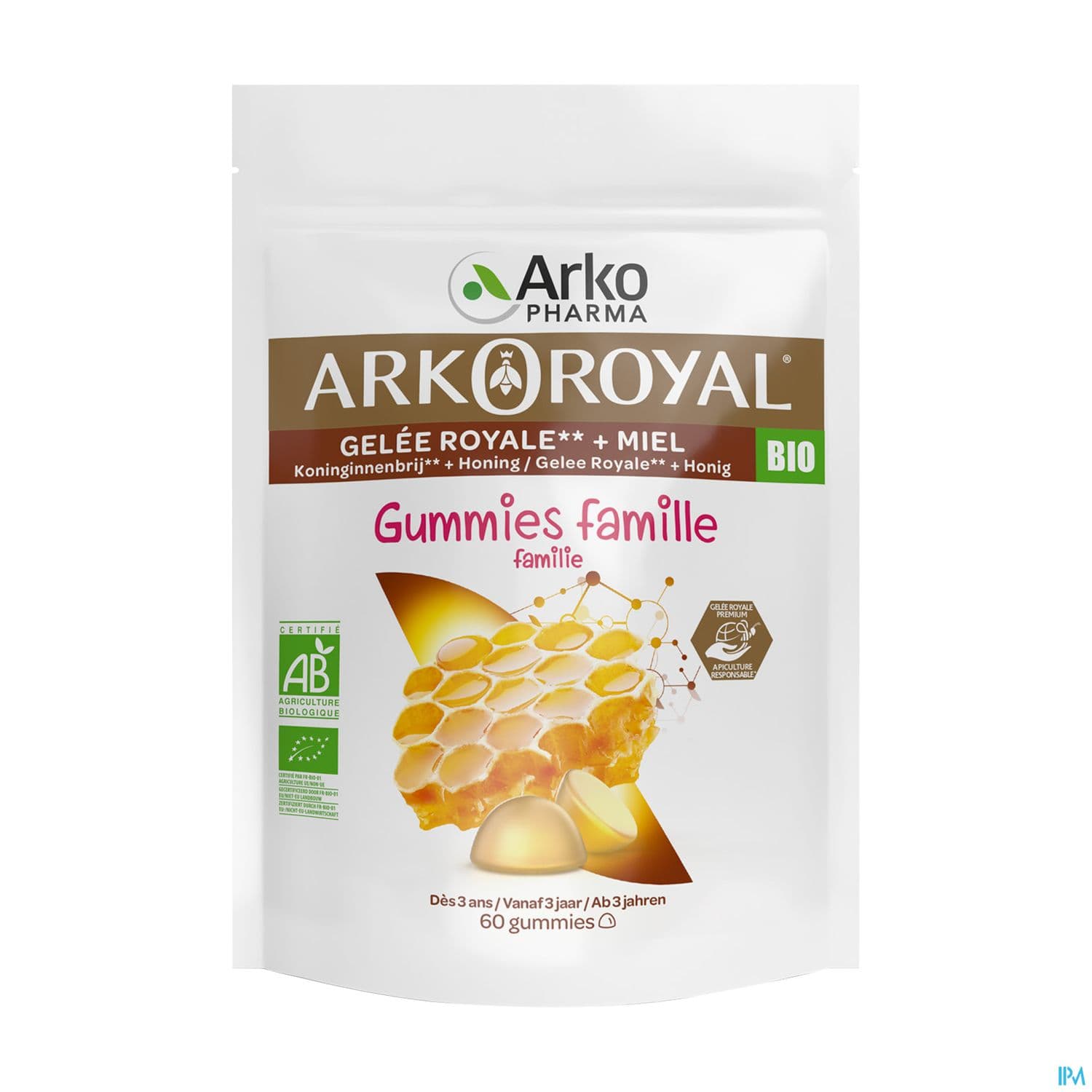 Arkopharma Arkoroyal Gummies Famille Bio Sachet 60