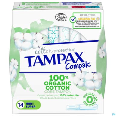 Tampax Compak Cotton Protection Super X14
