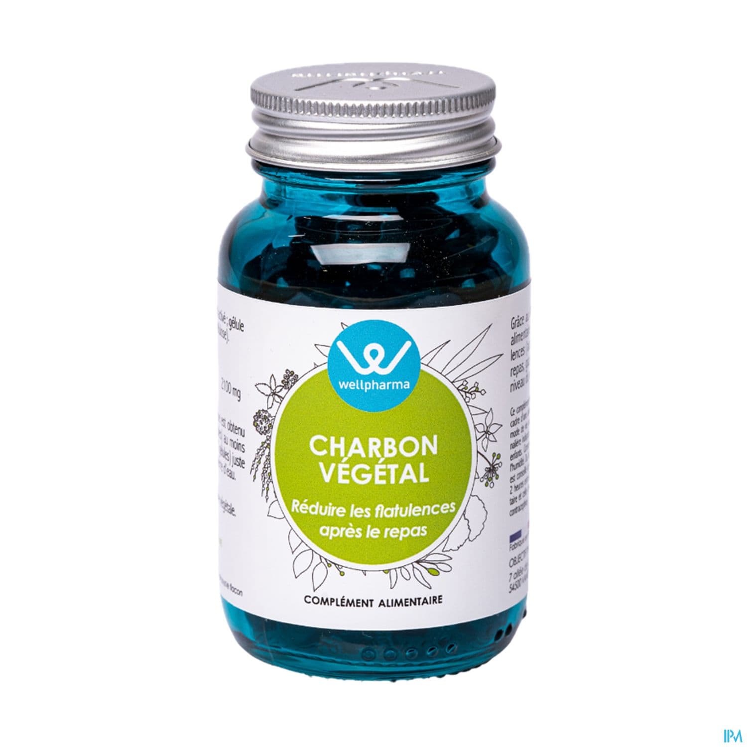 WELLPHARMA CHARBON VEG GELUL 60 — Pharmacie Normande