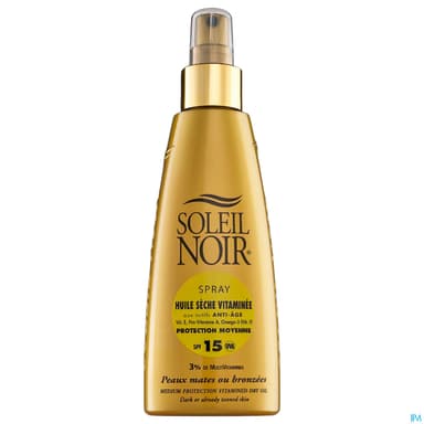 Soleil Noir Huile Seche Vitamine Ip 15 Spray 150ml
