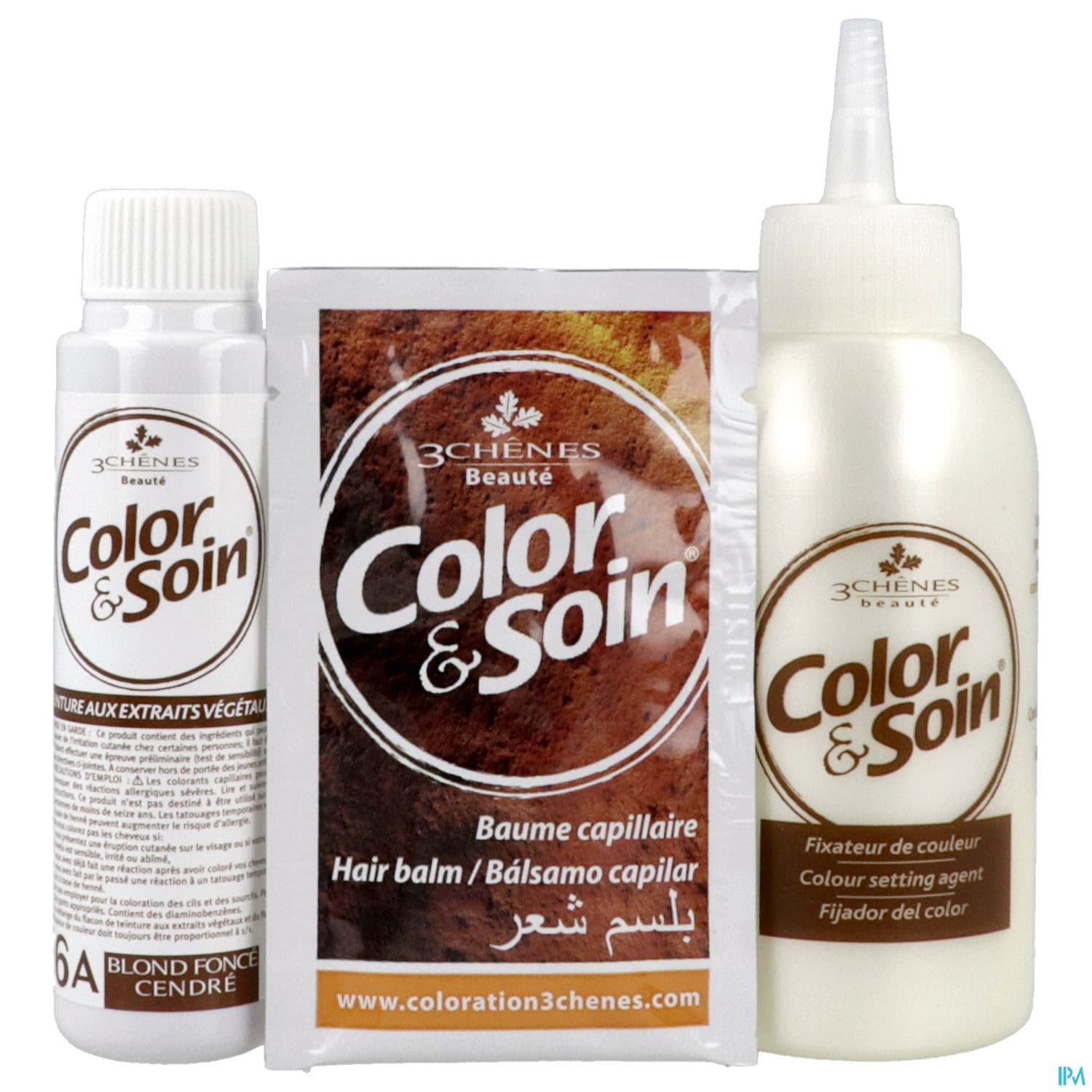3 CHENES COLOR/SOIN BL FON CEND 6A