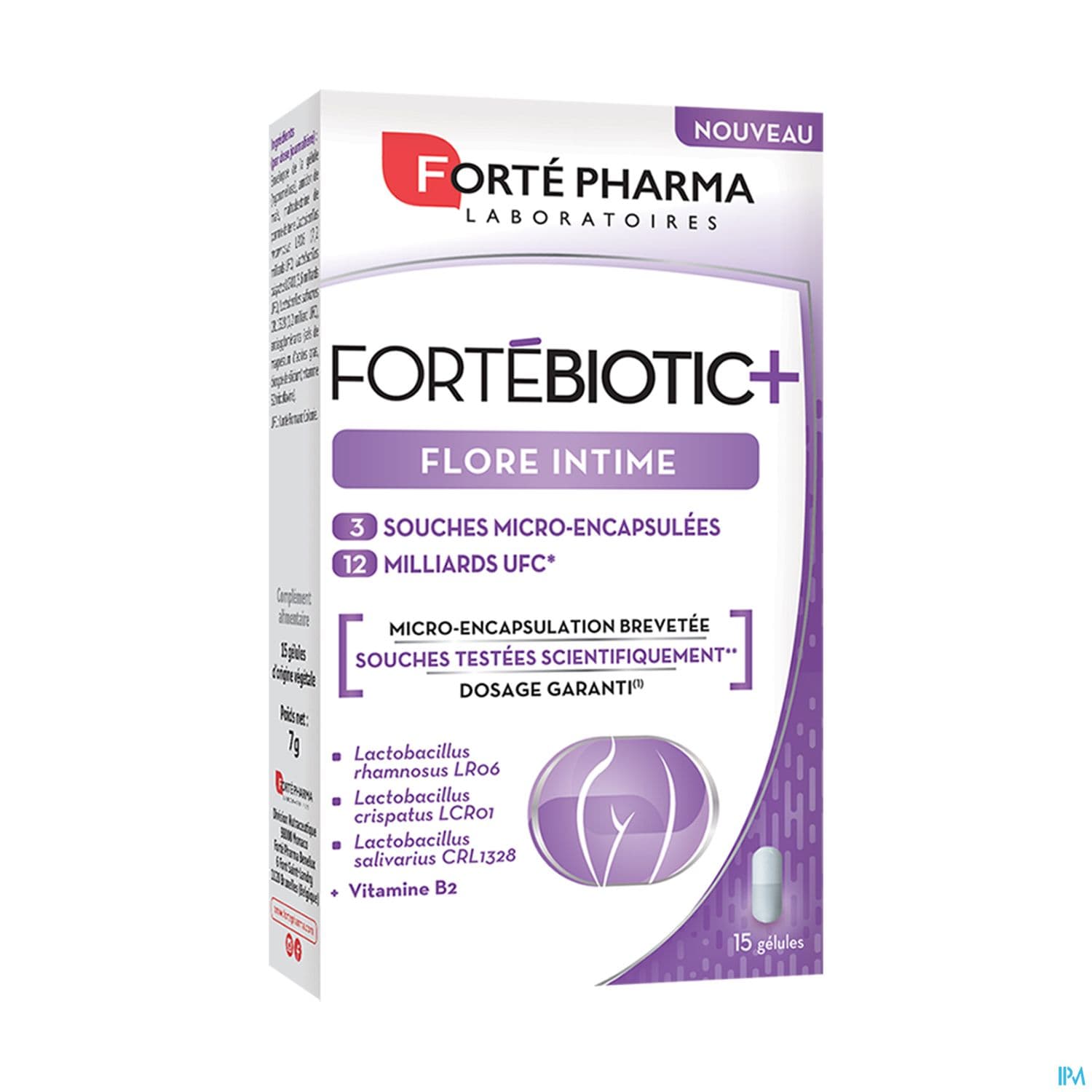 FORTEBIOTIC+ FLORE INTIME GELUL 15