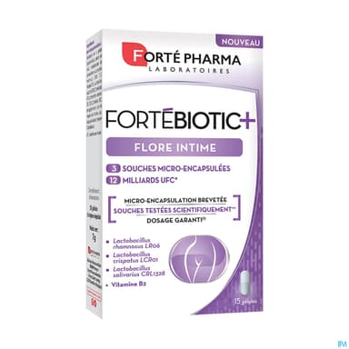 FORTEBIOTIC+ FLORE INTIME GELUL 15